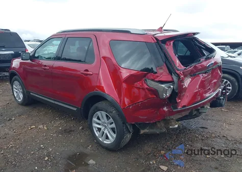 2018 Ford Explorer Xlt z USA, uszkodzony, nr VIN 1FM5K8D83JGA61538